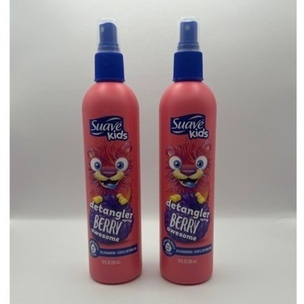 Suave Kids Detangler Spray Berry Awesome 10 oz Lot of 2 Hair Detangling Spray